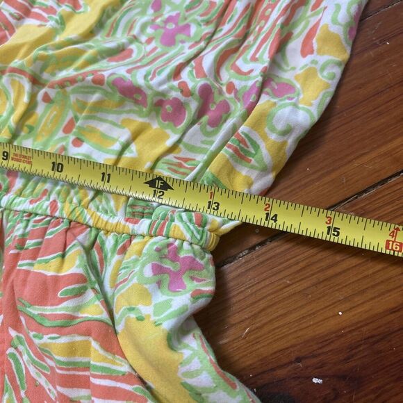Lilly Pulitzer for Target Challis Romper Happy Place Size Medium Spring Summer - Picture 3 of 7